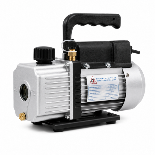 Bomba de vacío AIT-115 de 1/4 HP, 1 etapa, 1.8 CFM, para aire acondicionado y refrigeración – marca CB