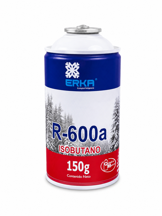 Gas Refrigerante R-600a 150 Gr Modelo: ATTRK600a-150Gr Marca Erka