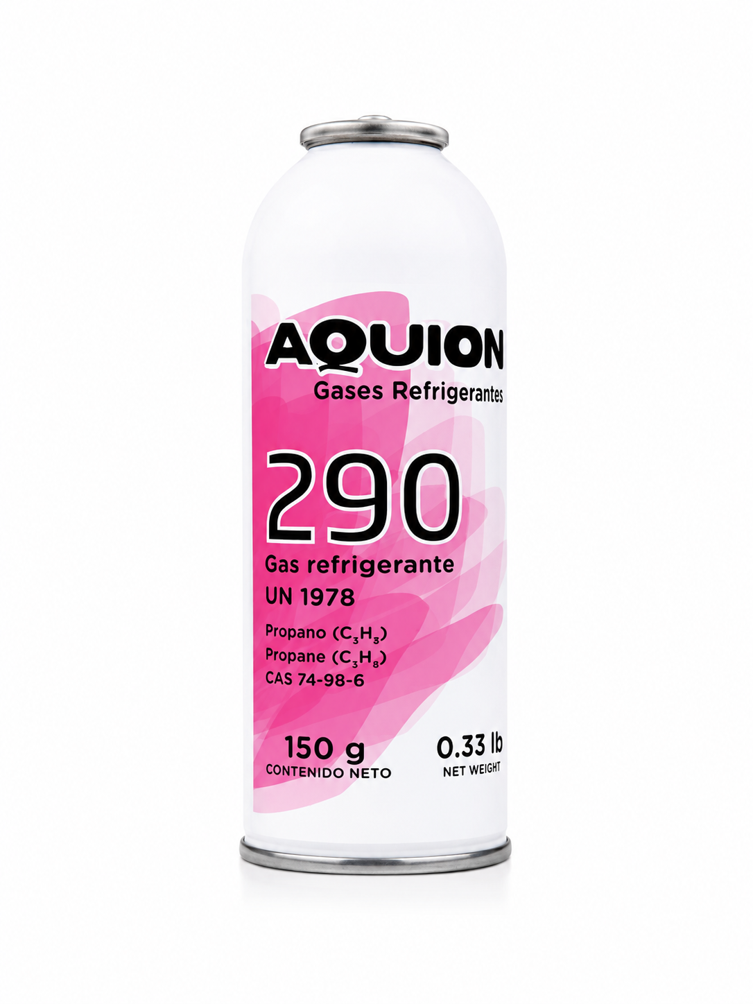 Gas Refrigerante R-290 150 Gr Modelo: ATTAQ290-150Gr Marca Aquion