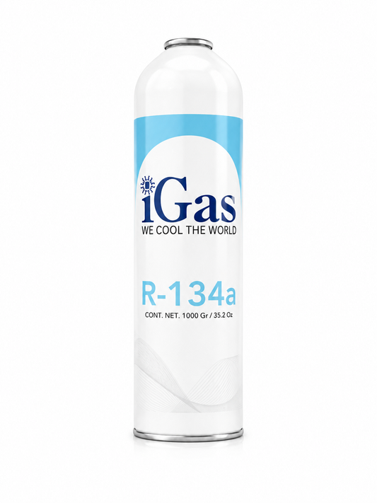 Gas Refrigerante R-134a 1.0 KG Modelo: ATTiG134a-1.0KG Marca iGas