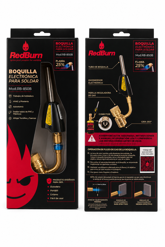 Boquilla Electrónica para Soldar Red Burn Módelo: ATRB-850B Marca red Burn