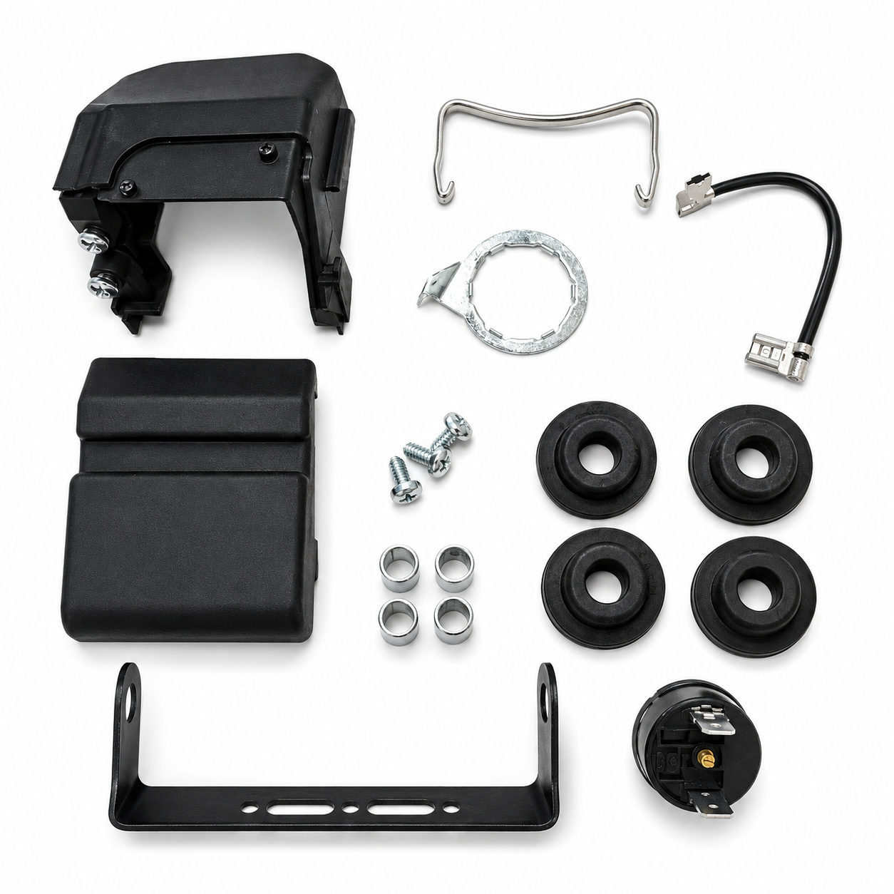 Compresor Sikelan R134a M/HBP de 1/3 HP con capacitor, relevador, gomas y herrajes de montaje