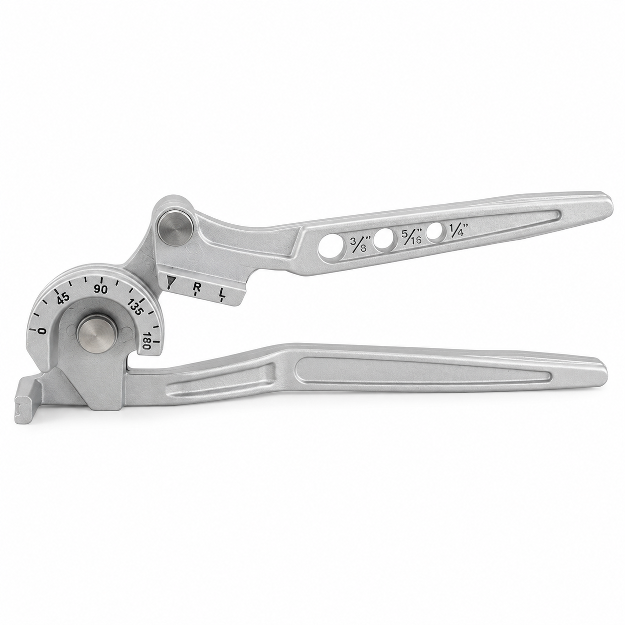 Dobladora de tubo DSZH WK-N368A de aluminio con escala de grados de 0 a 180