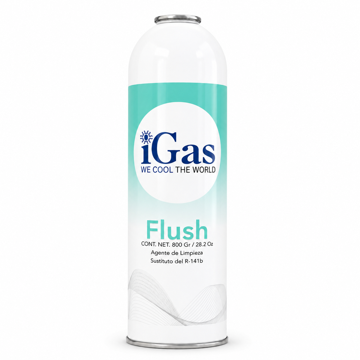 Agente de limpieza flush iGas 800 gr — limpieza de precisión para sistemas de refrigeración, no inflamable, sustituto R-141b, preferido por técnicos HVAC