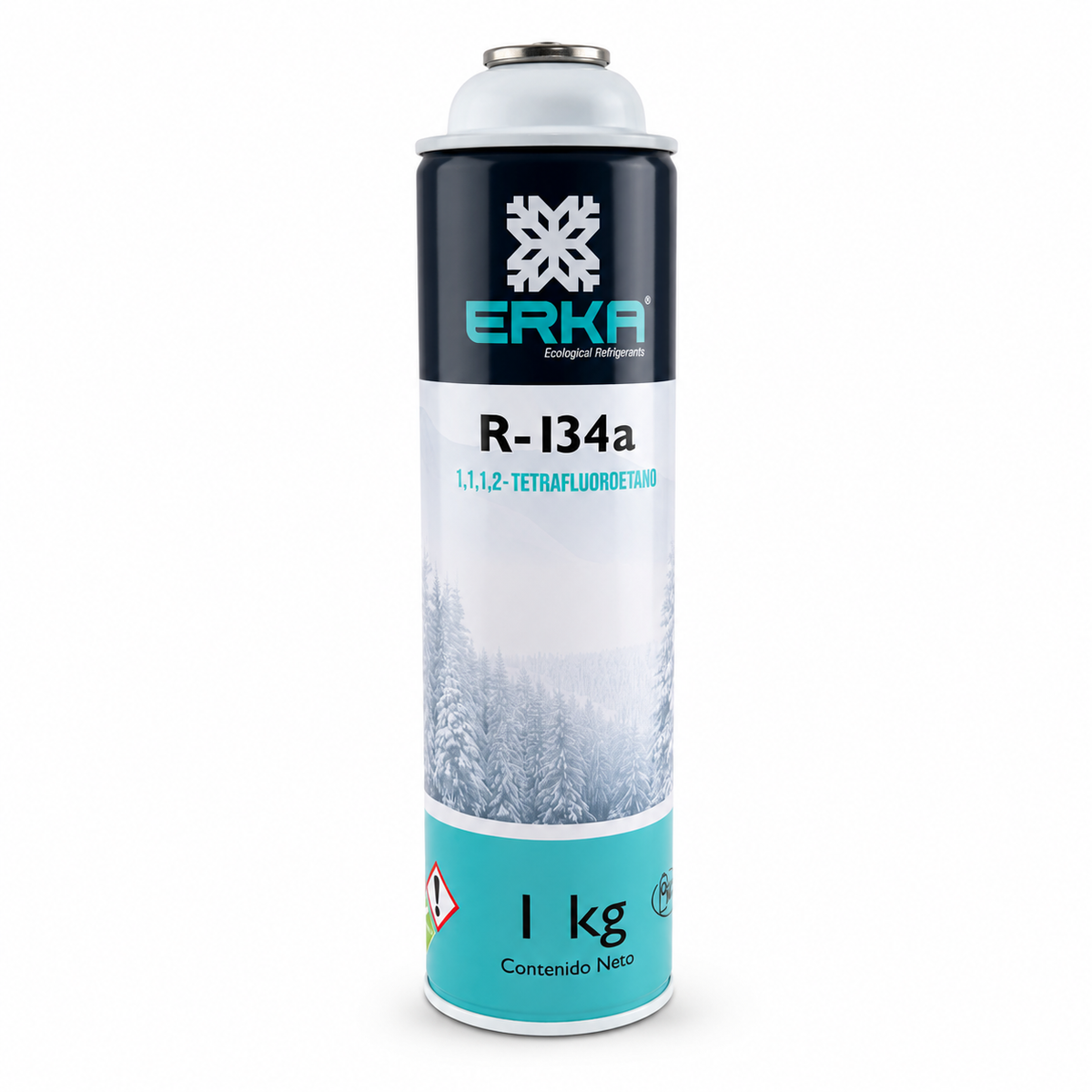 Gas Refrigerante R-134a 1.0 KG Modelo: ATTRK134a-1.0KG Marca Erka
