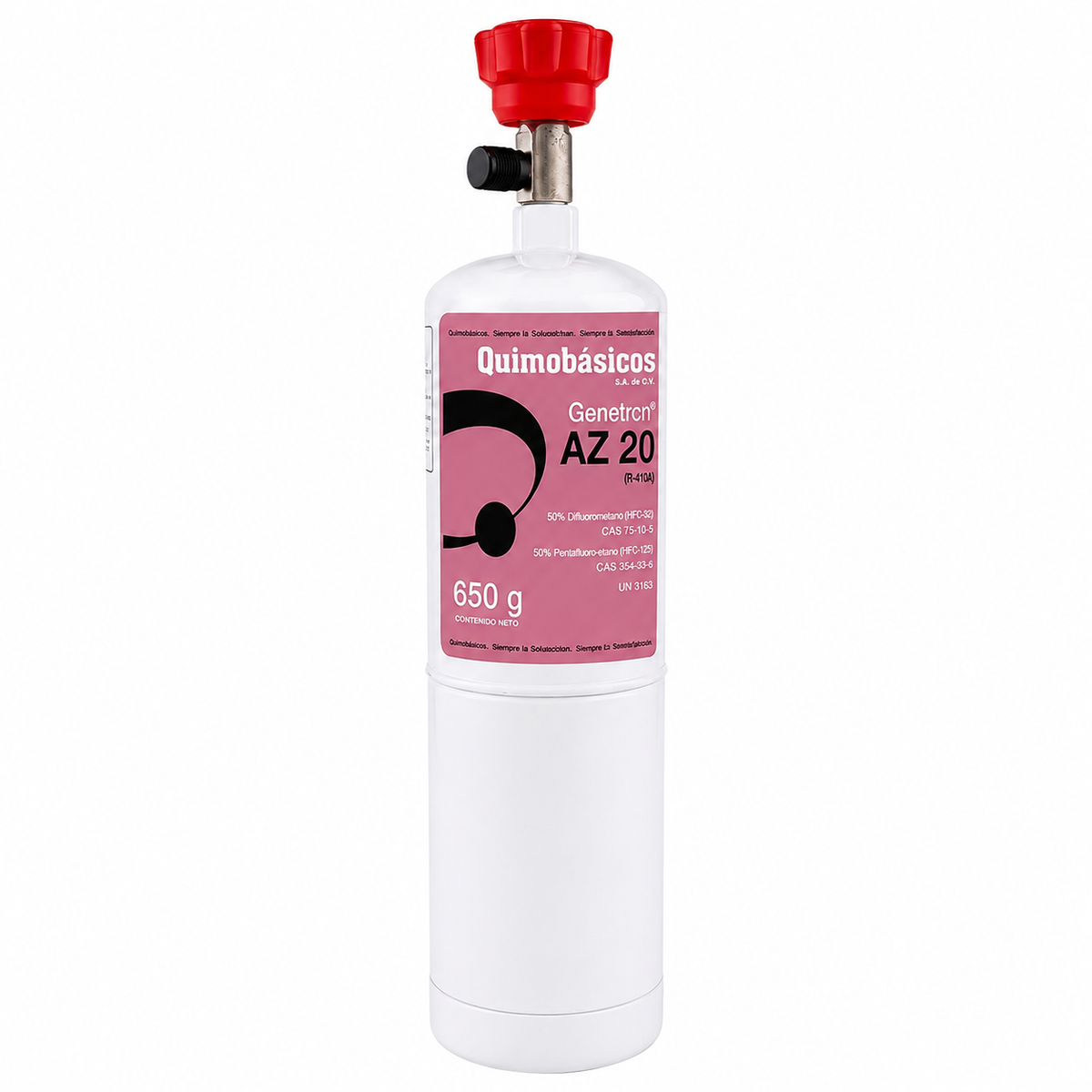Gas refrigerante R-410A 650 gr Genetron AZ20 para aire acondicionado y minisplit en México