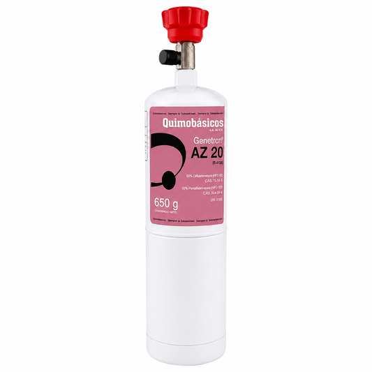 Gas refrigerante R-410A 650 gr Genetron AZ20 para aire acondicionado y minisplit en México
