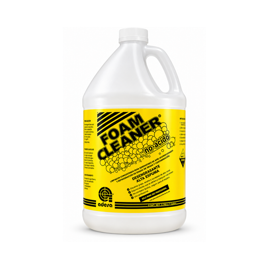 Foam Cleaner Adesa no-ácido 3.785 litros, desengrasante de alta espuma para serpentines de aire acondicionado, uso profesional